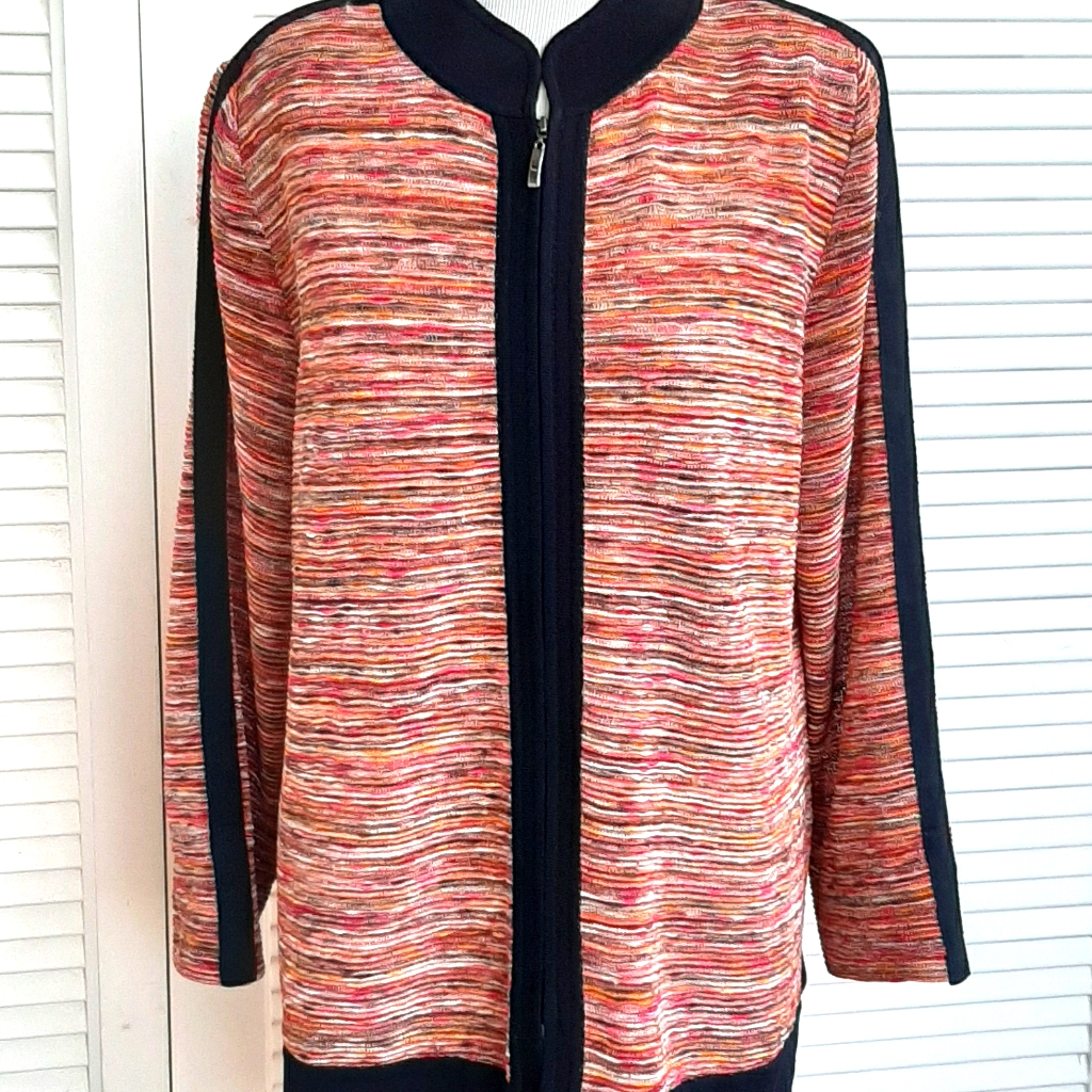 Misook Multi Colored Jacket